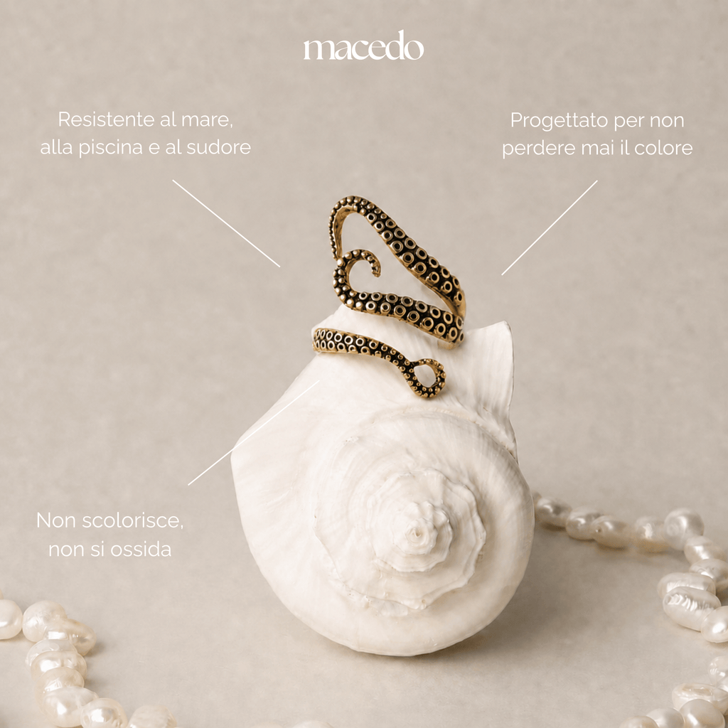 ANELLO A FORMA DI POLPO