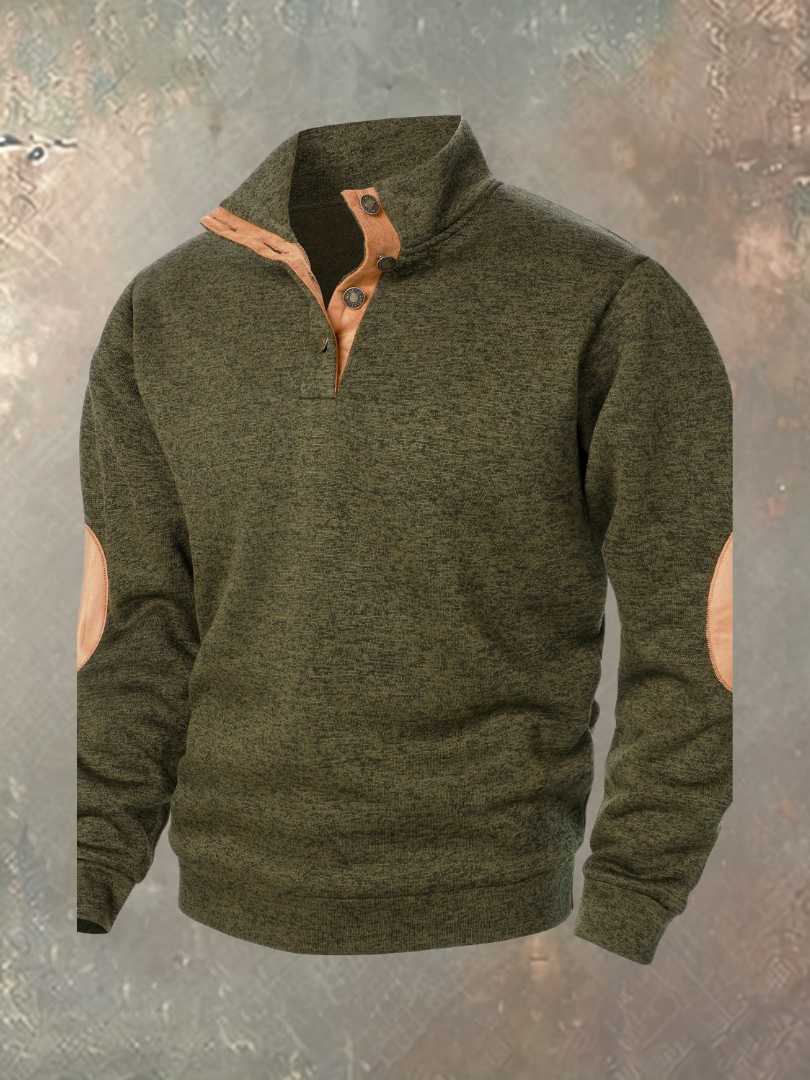 Oscar | Elegante Maglione da Uomo con Colletto e Bottoni