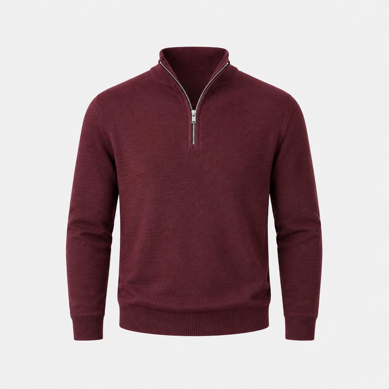 Maglione Collo Zip