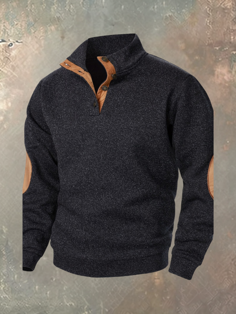 Oscar | Elegante Maglione da Uomo con Colletto e Bottoni