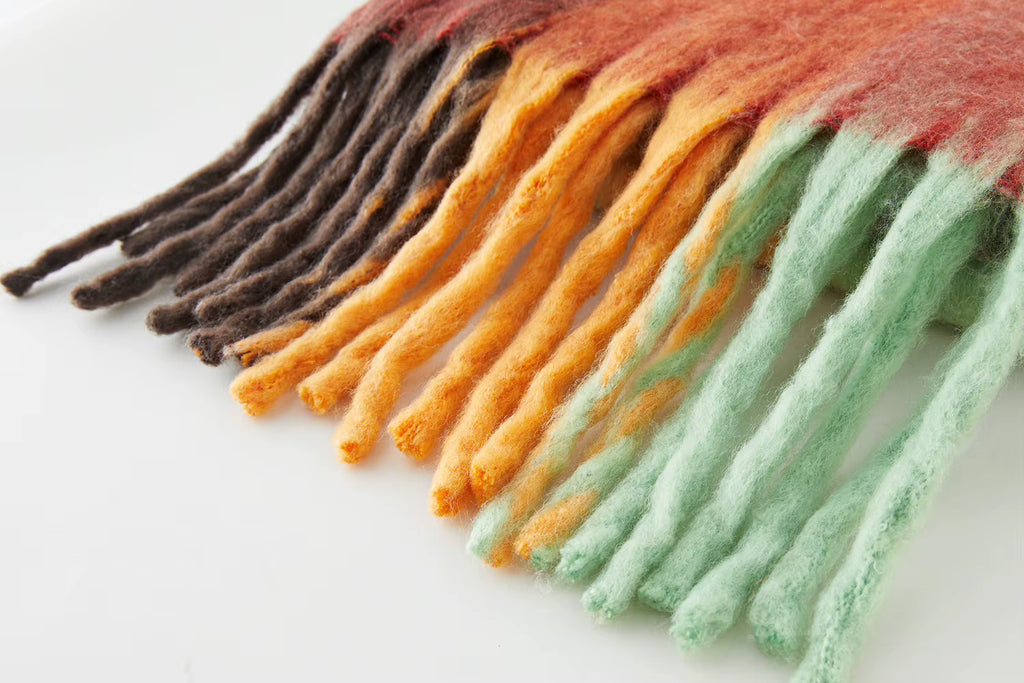 Sciarpa Toscana patchwork extra larga
