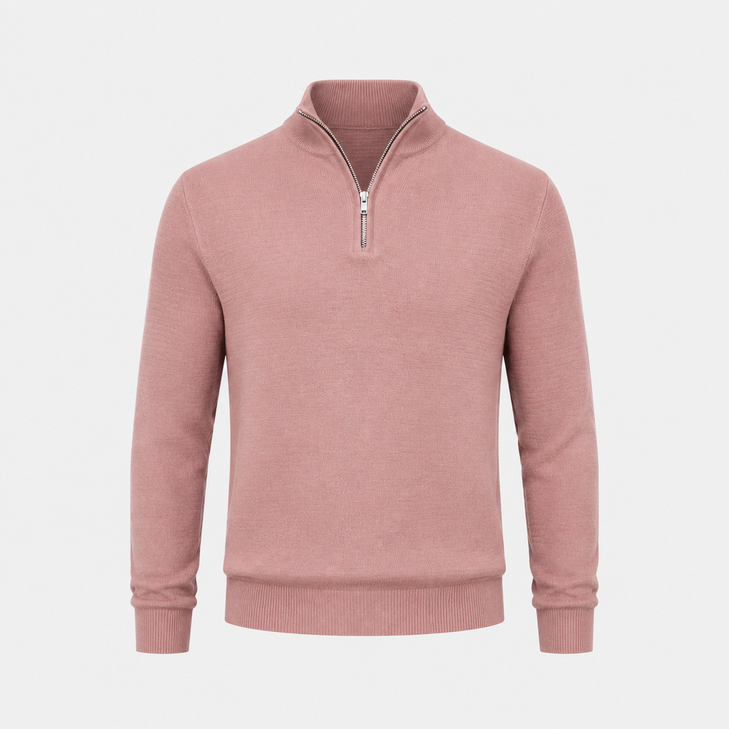 Maglione Collo Zip