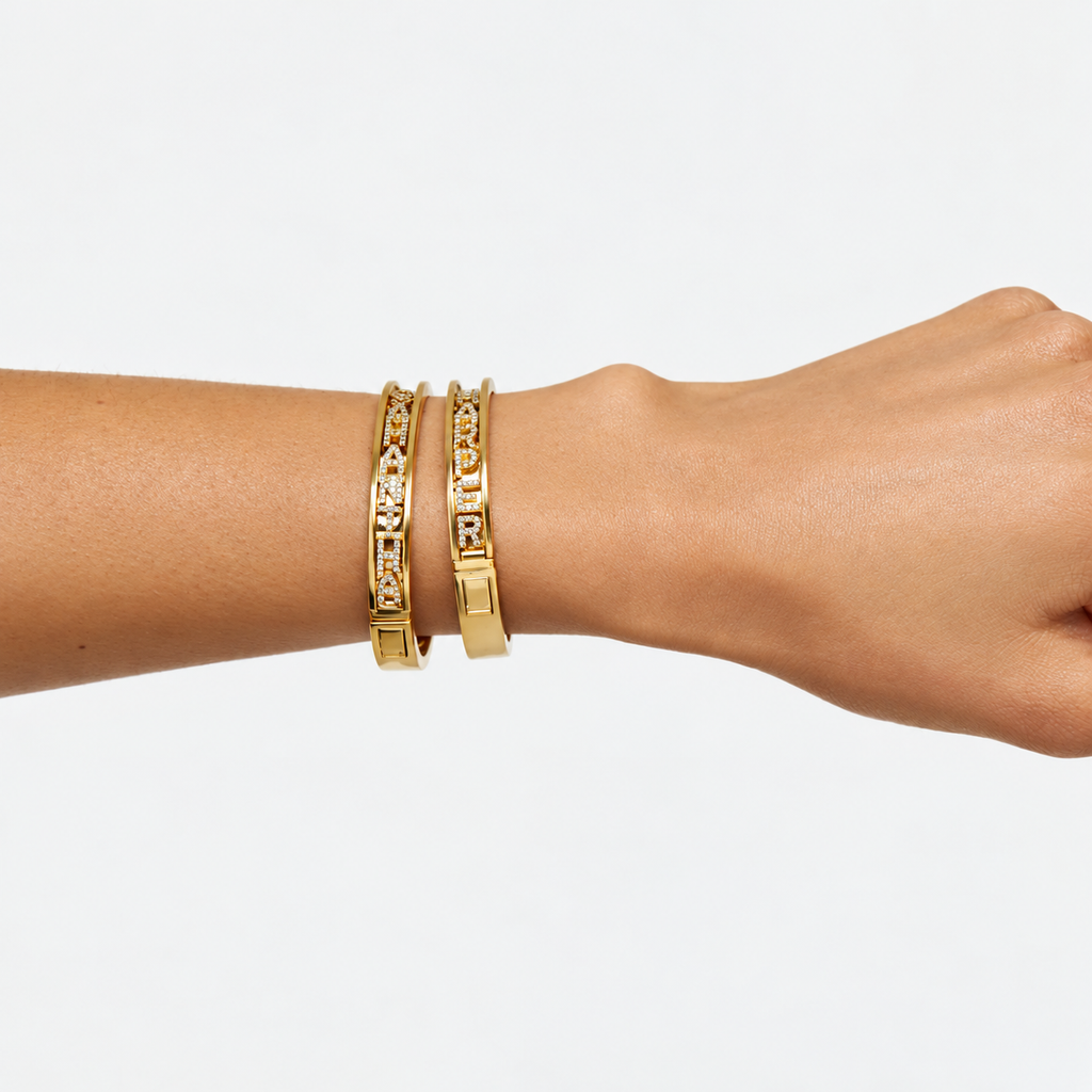 BRACCIALE PERSONALIZZATO CON NOME SCORREVOLE