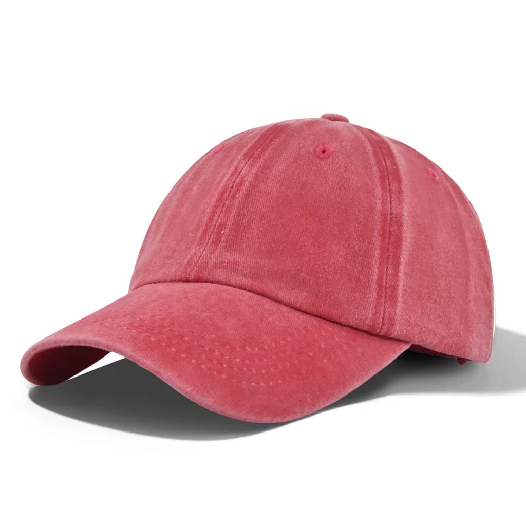 CRIMSON RED VINTAGE CAP
