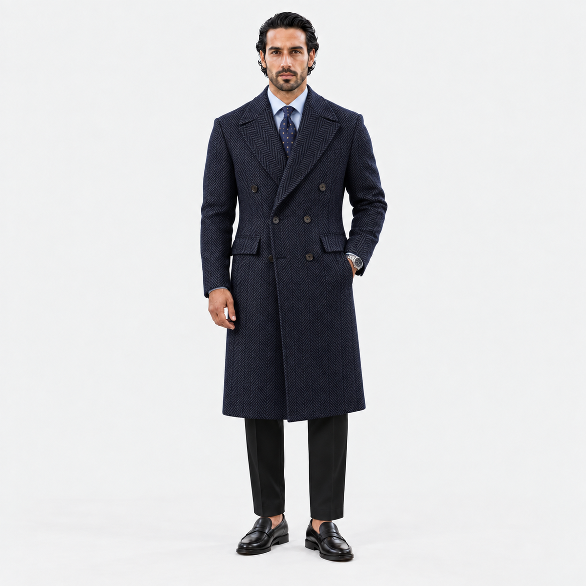 Cappotto Milano™ – Cappotto Uomo Doppiopetto Spigato