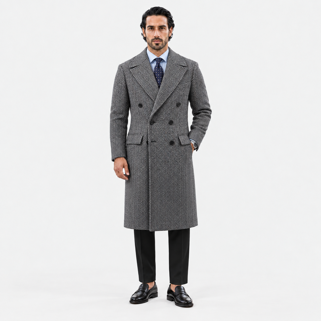 Cappotto Milano™ – Cappotto Uomo Doppiopetto Spigato