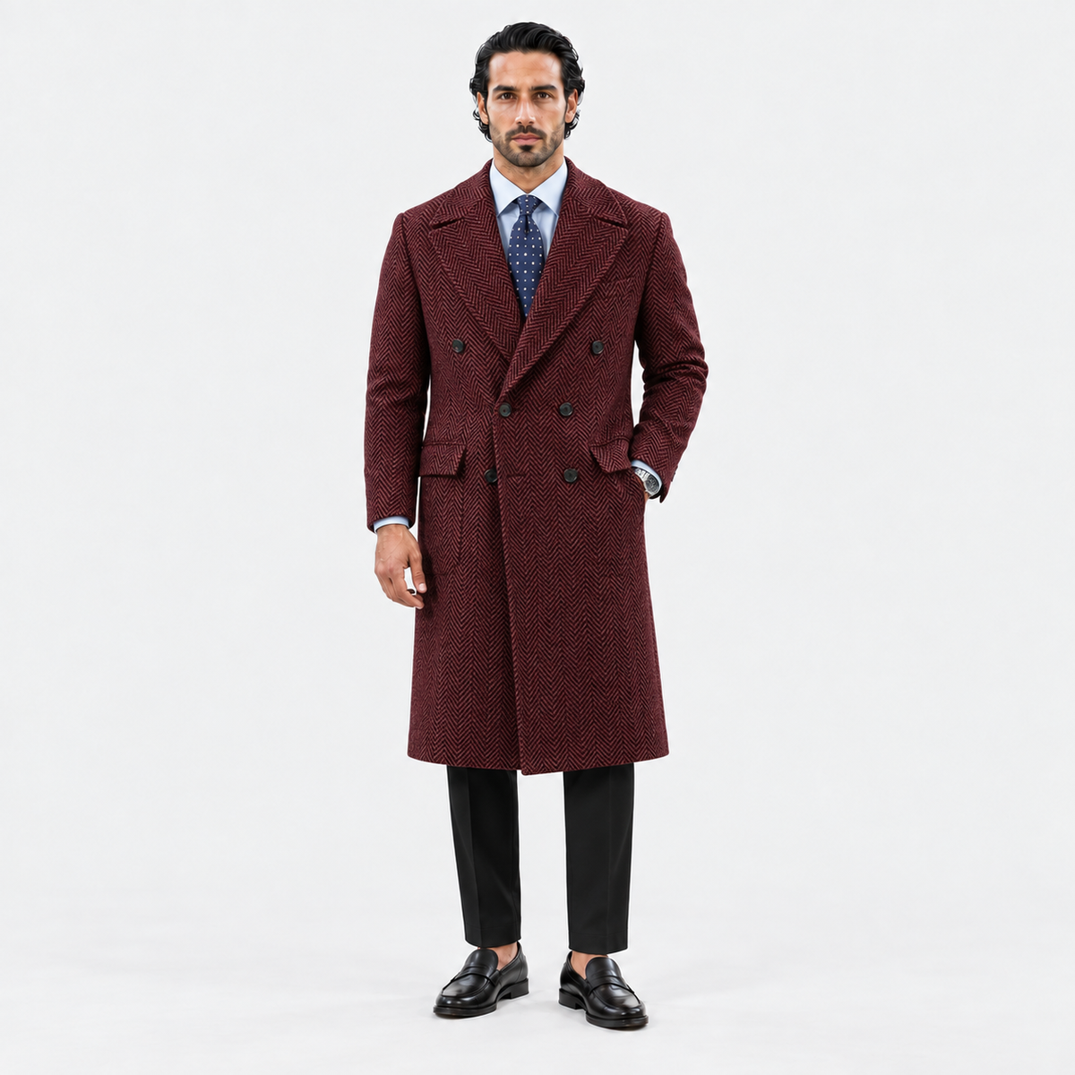 Cappotto Milano™ – Cappotto Uomo Doppiopetto Spigato