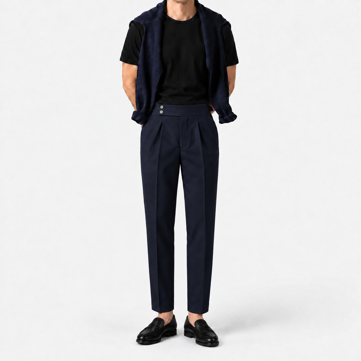 Pantaloni Eleganti a Vita Alta