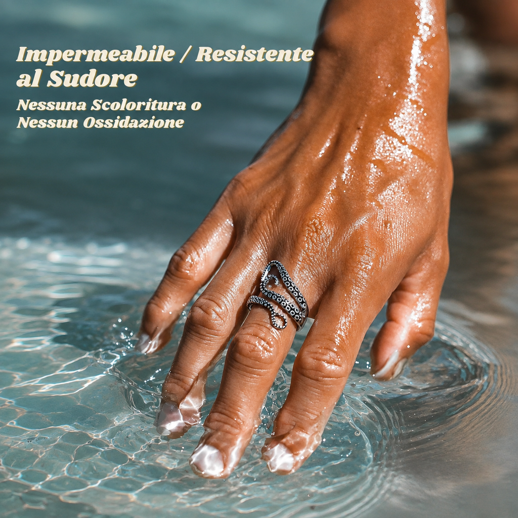 ANELLO A FORMA DI POLPO