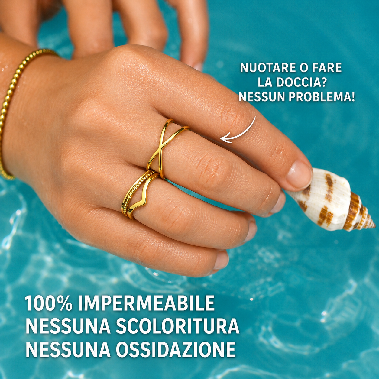 CLASSIC SET DI ANELLI DORATI
