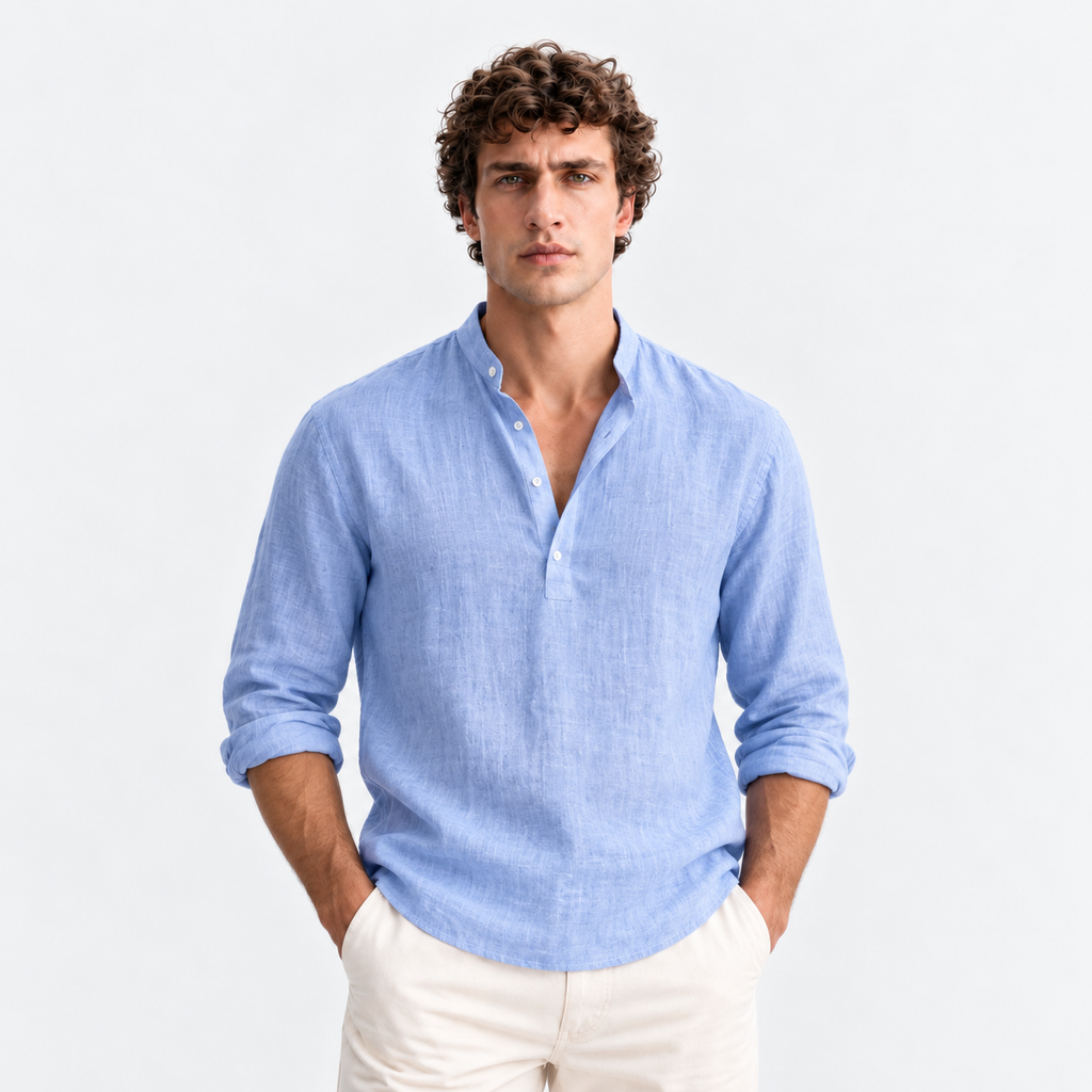 Camicia di Lino Traspirante