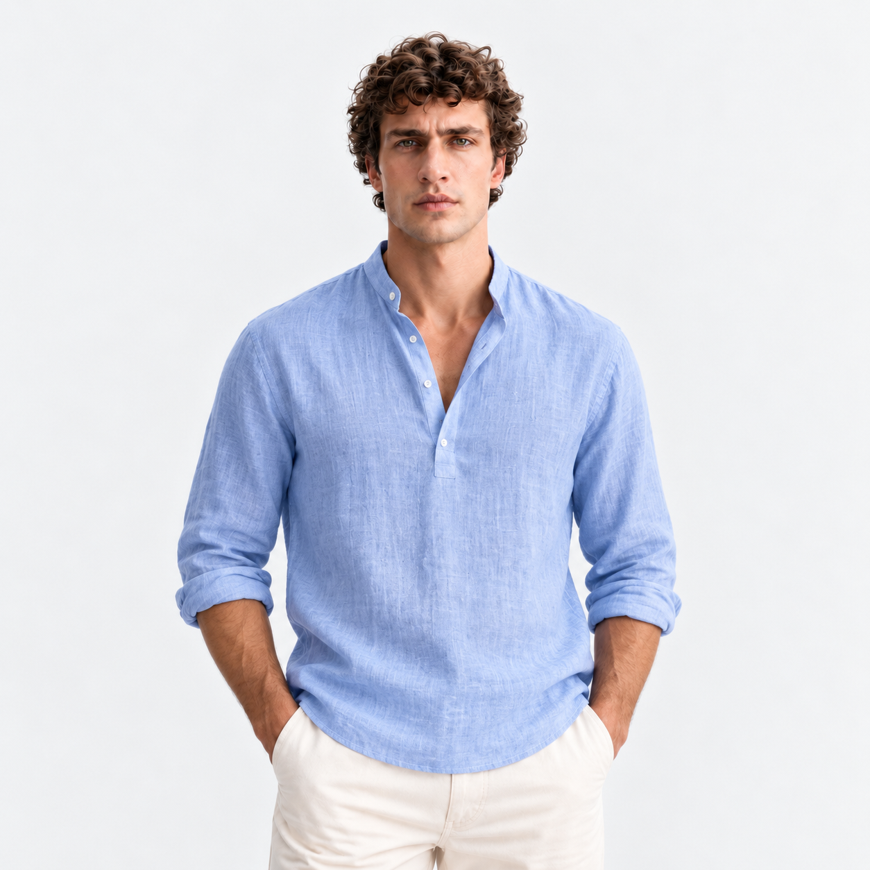 Camicia di Lino Traspirante