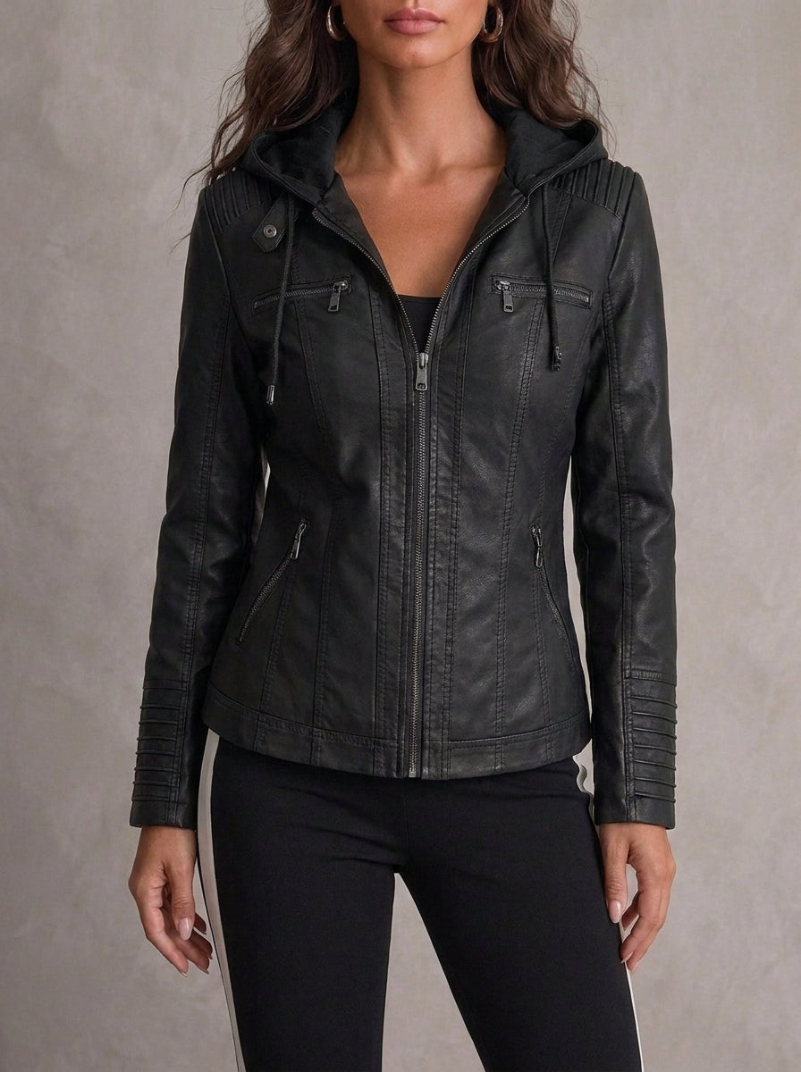 Elena – Giacca in Pelle Resistente ed Elegante