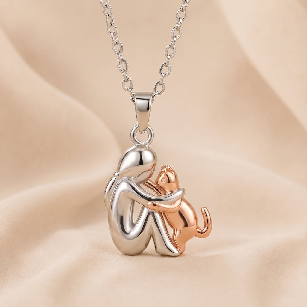 Collana Abbraccio Eterno — Gatto