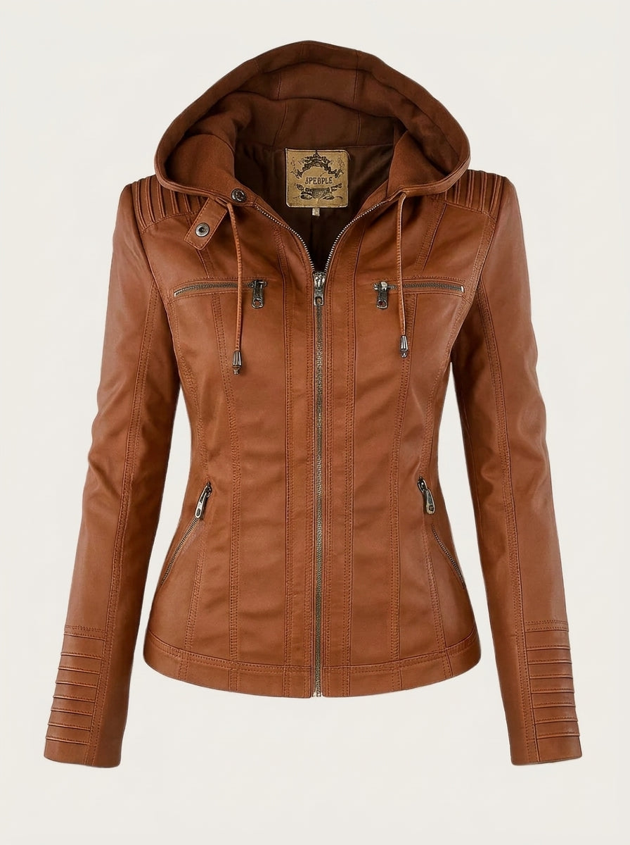 Elena – Giacca in Pelle Resistente ed Elegante