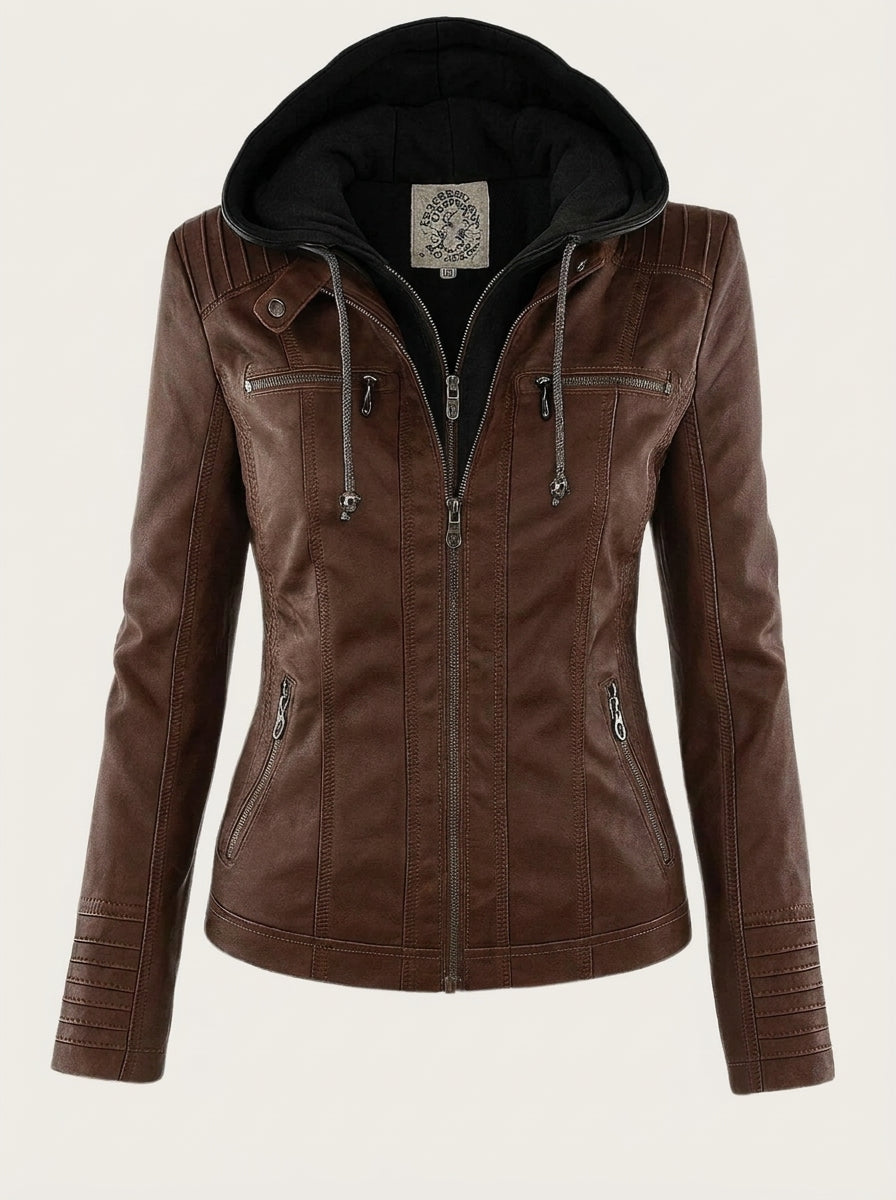 Elena – Giacca in Pelle Resistente ed Elegante