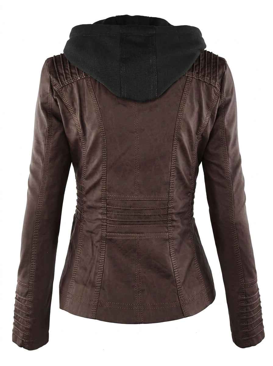 Elena – Giacca in Pelle Resistente ed Elegante