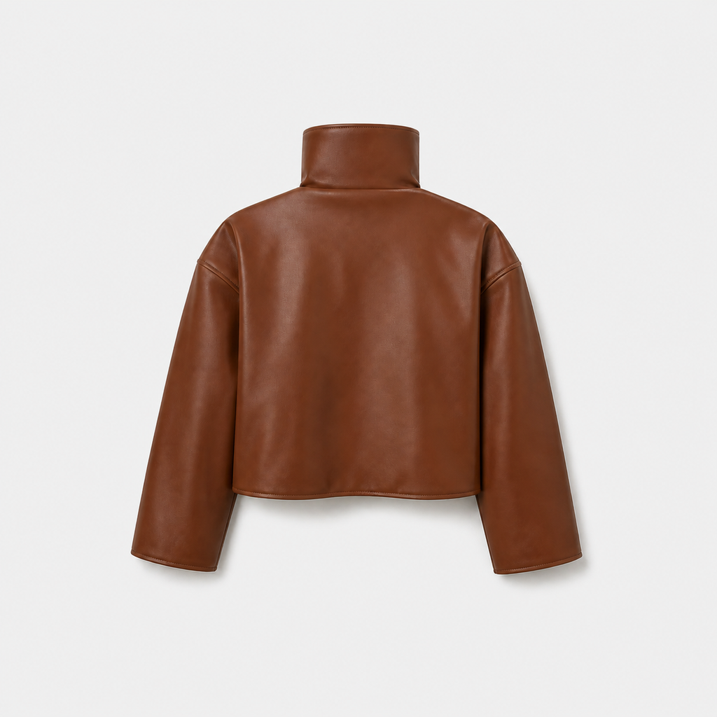 Cappotto da donna ampio a tinta unita