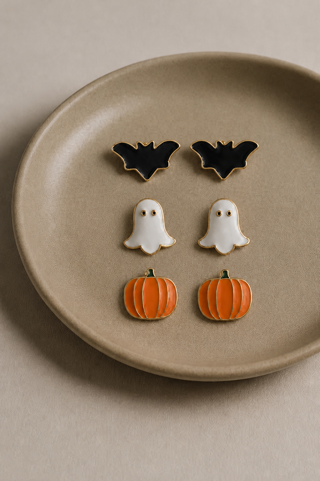 Set | Orecchini Halloween Zucca, Pipistrello e Fantasma
