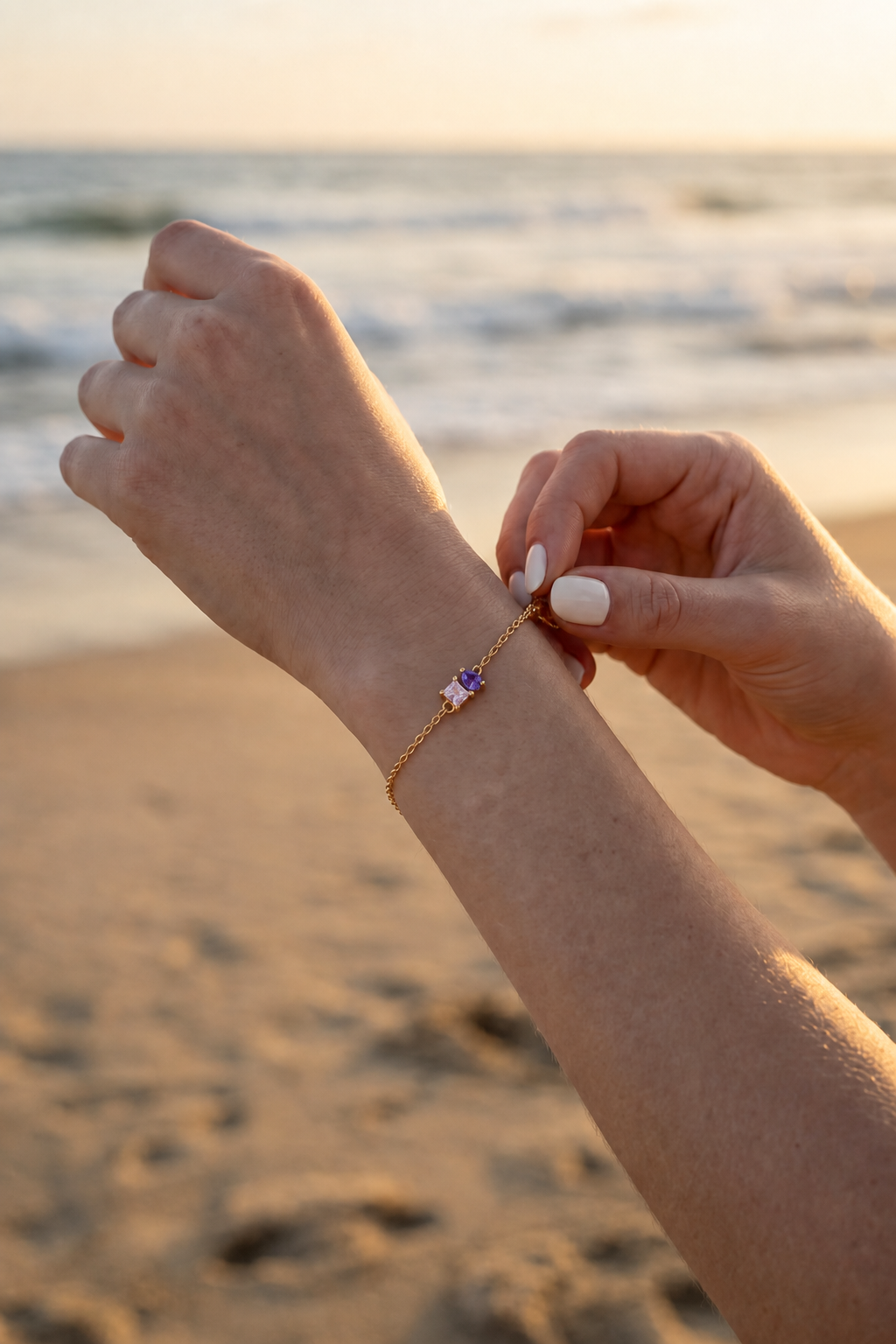 Bracciale Duo Eterno con Pietre Portafortuna