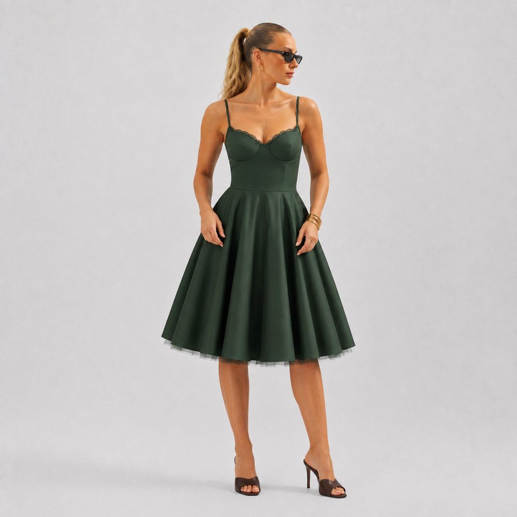 SELENE ABITO SATIN