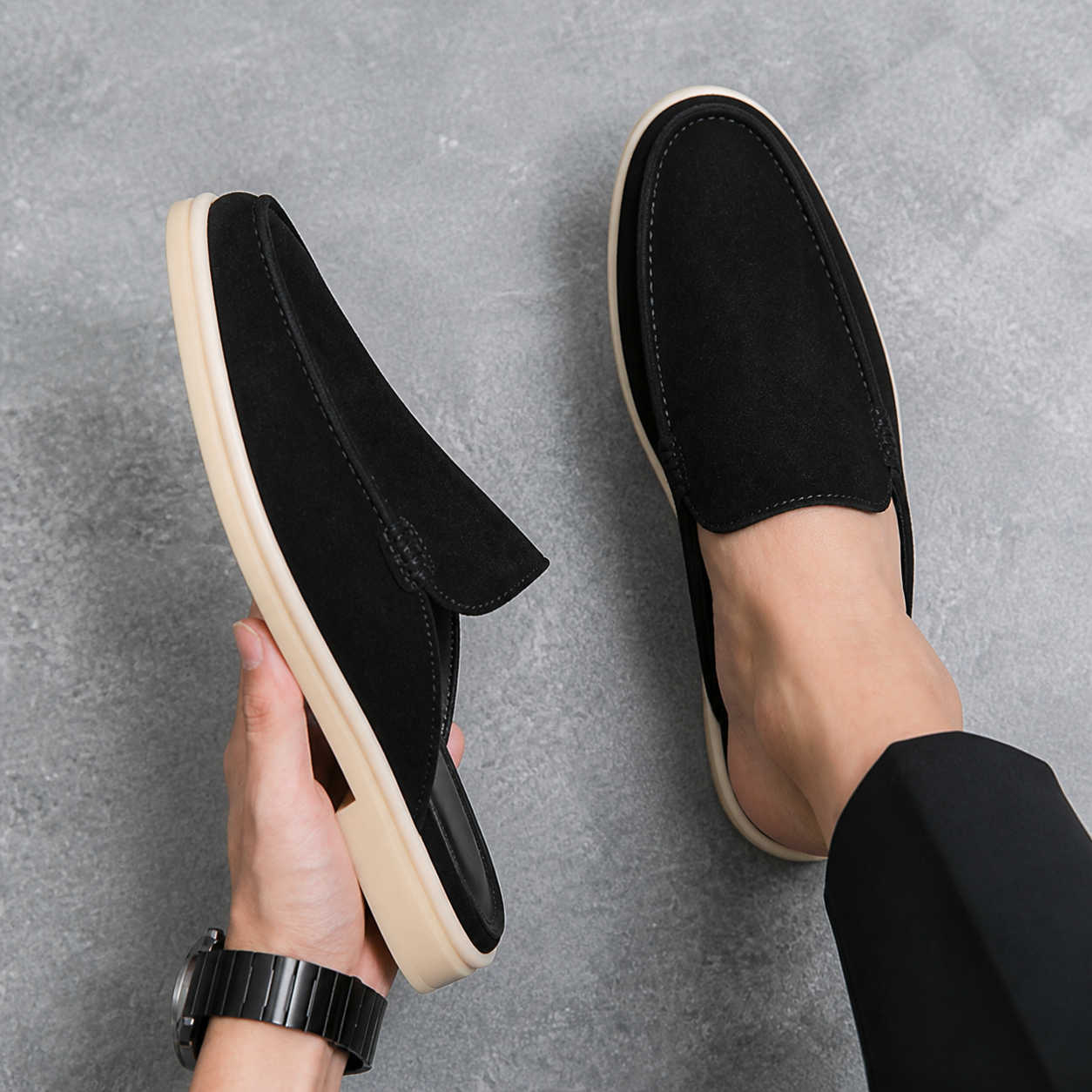 Papuci Casual Barbătești Slip-On