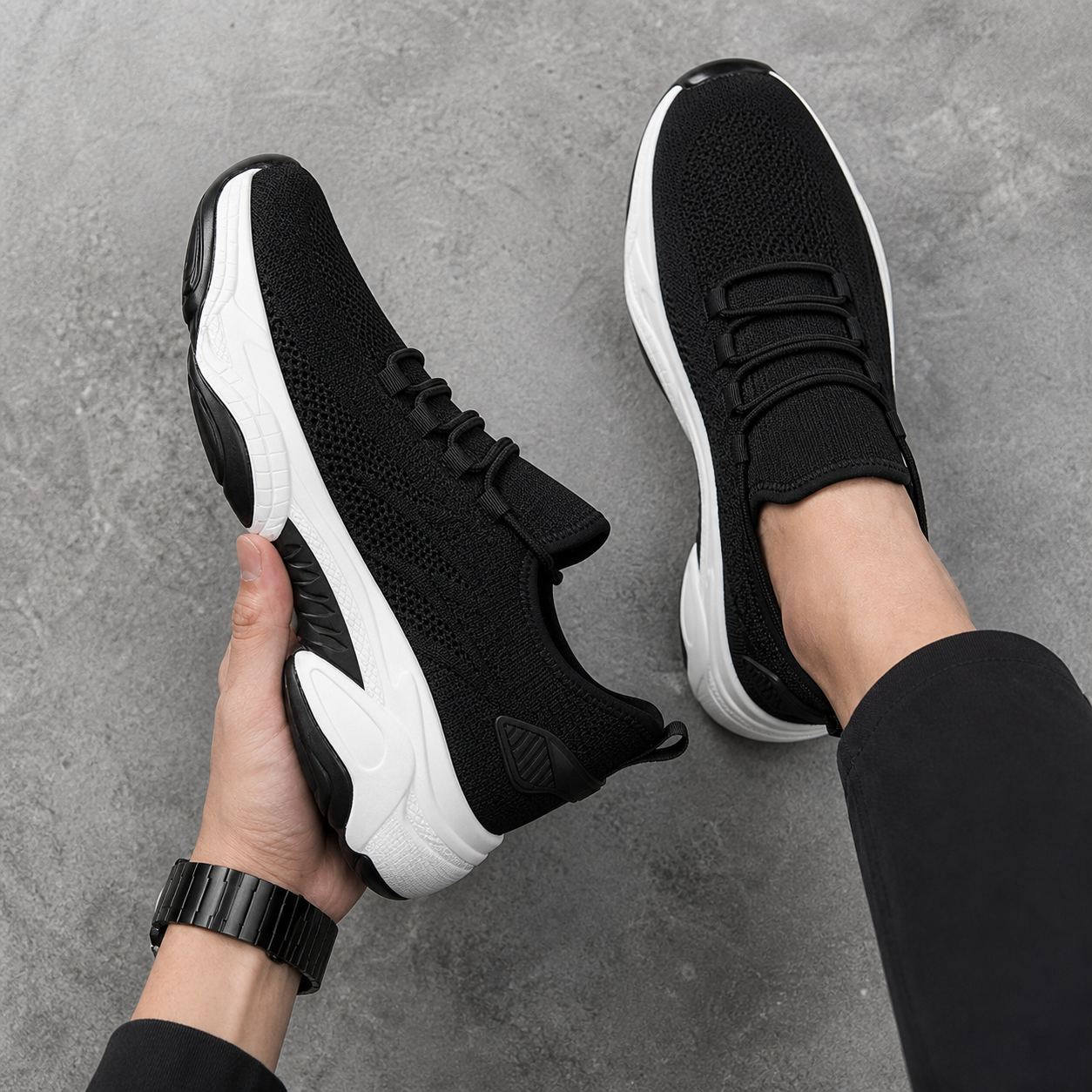 Adidași casual pentru creștere în înălțime