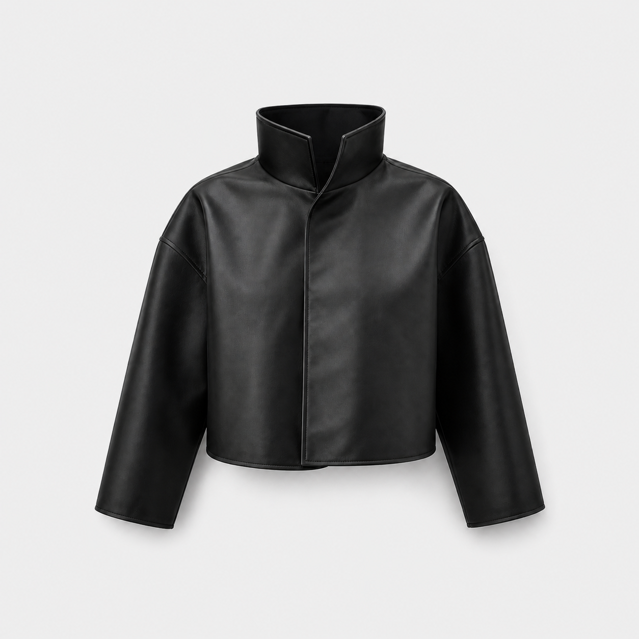 Cappotto da donna ampio a tinta unita
