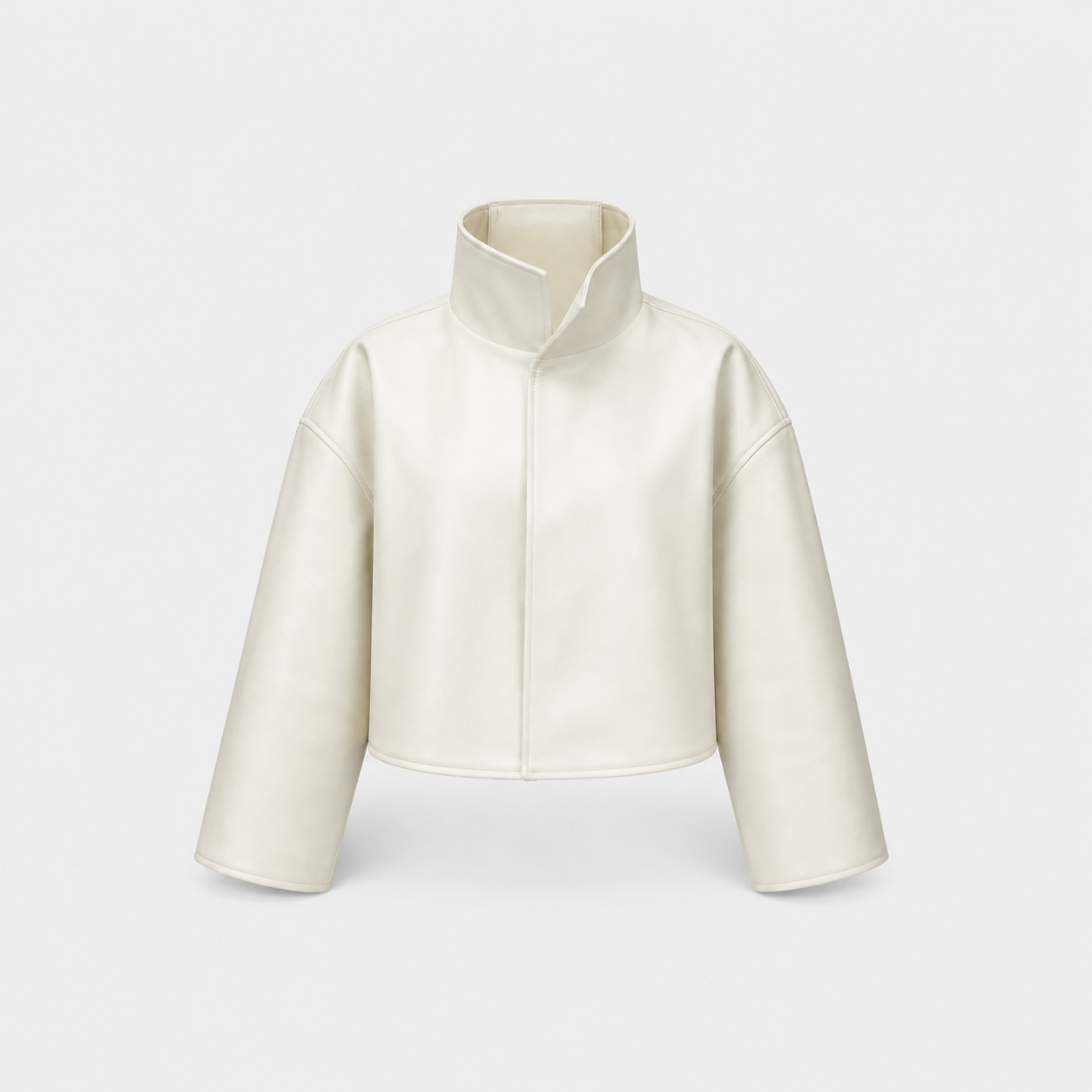 Cappotto da donna ampio a tinta unita