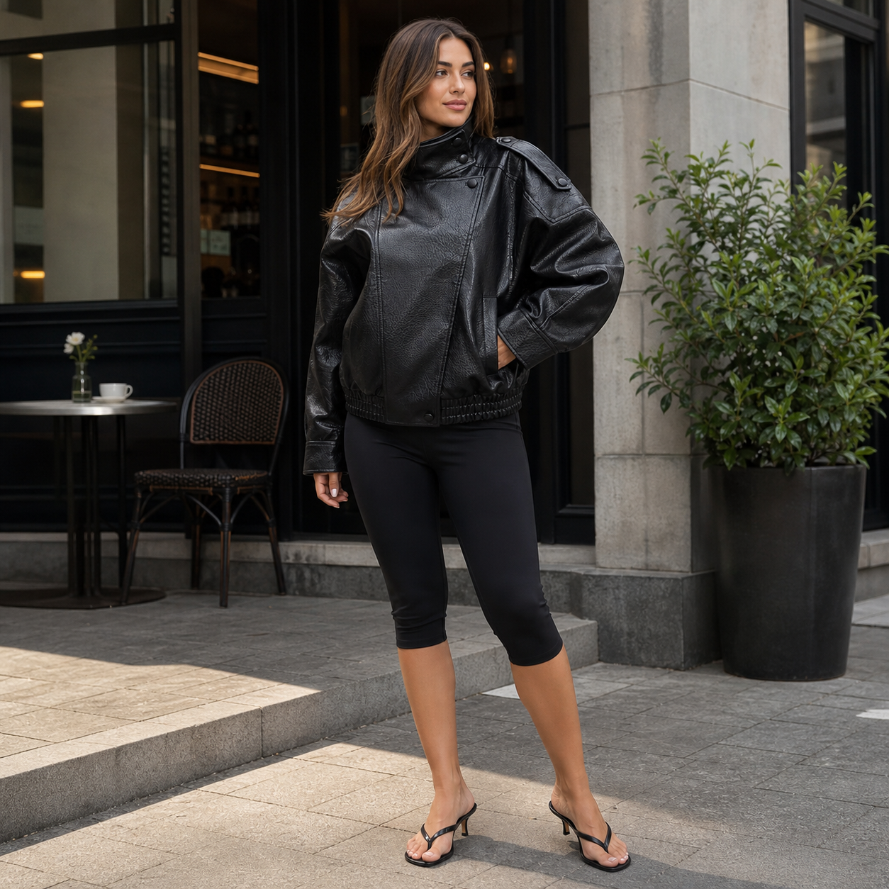 Giacca Moto Pelle
