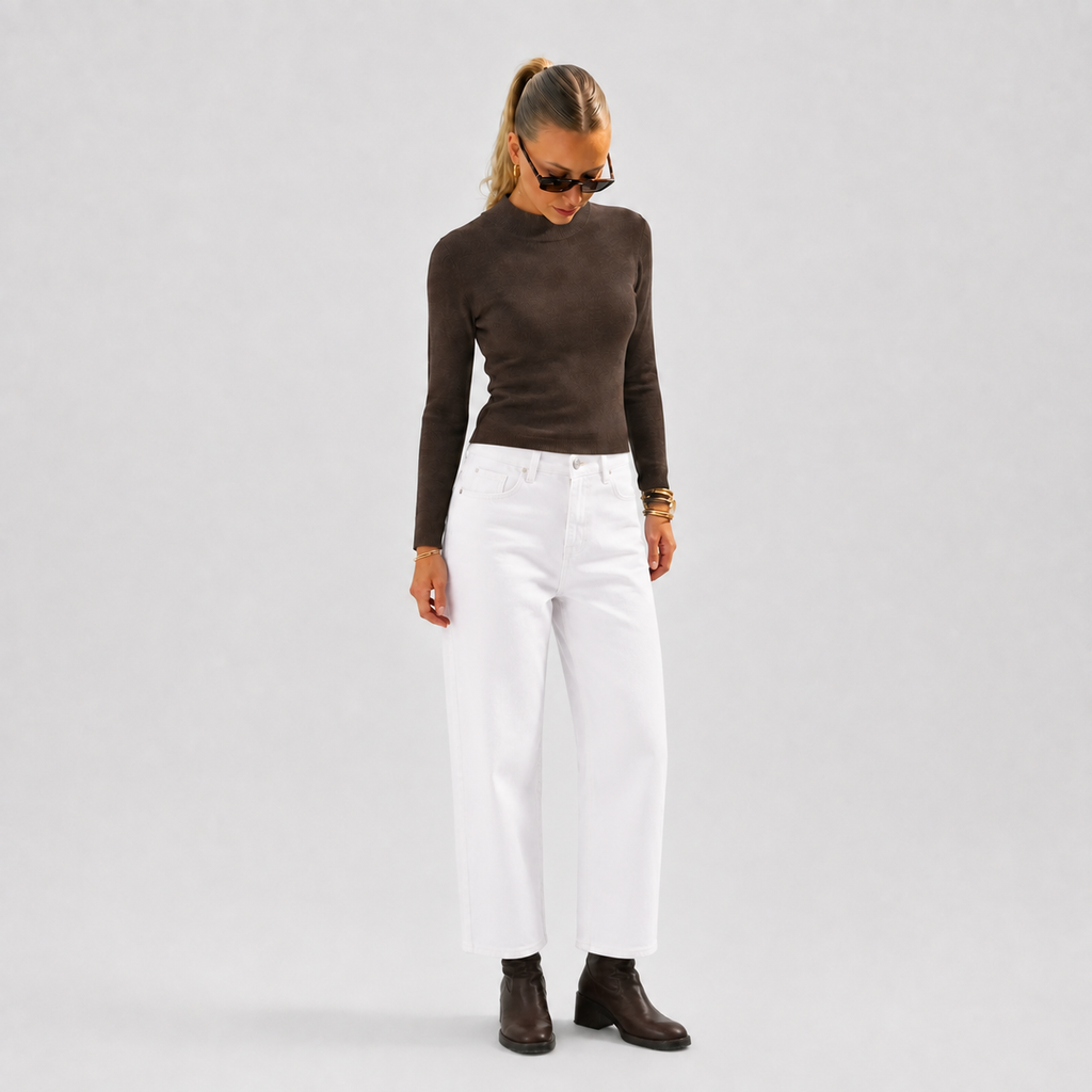 Pantaloni Bianchi Slim