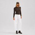 Pantaloni Bianchi Slim