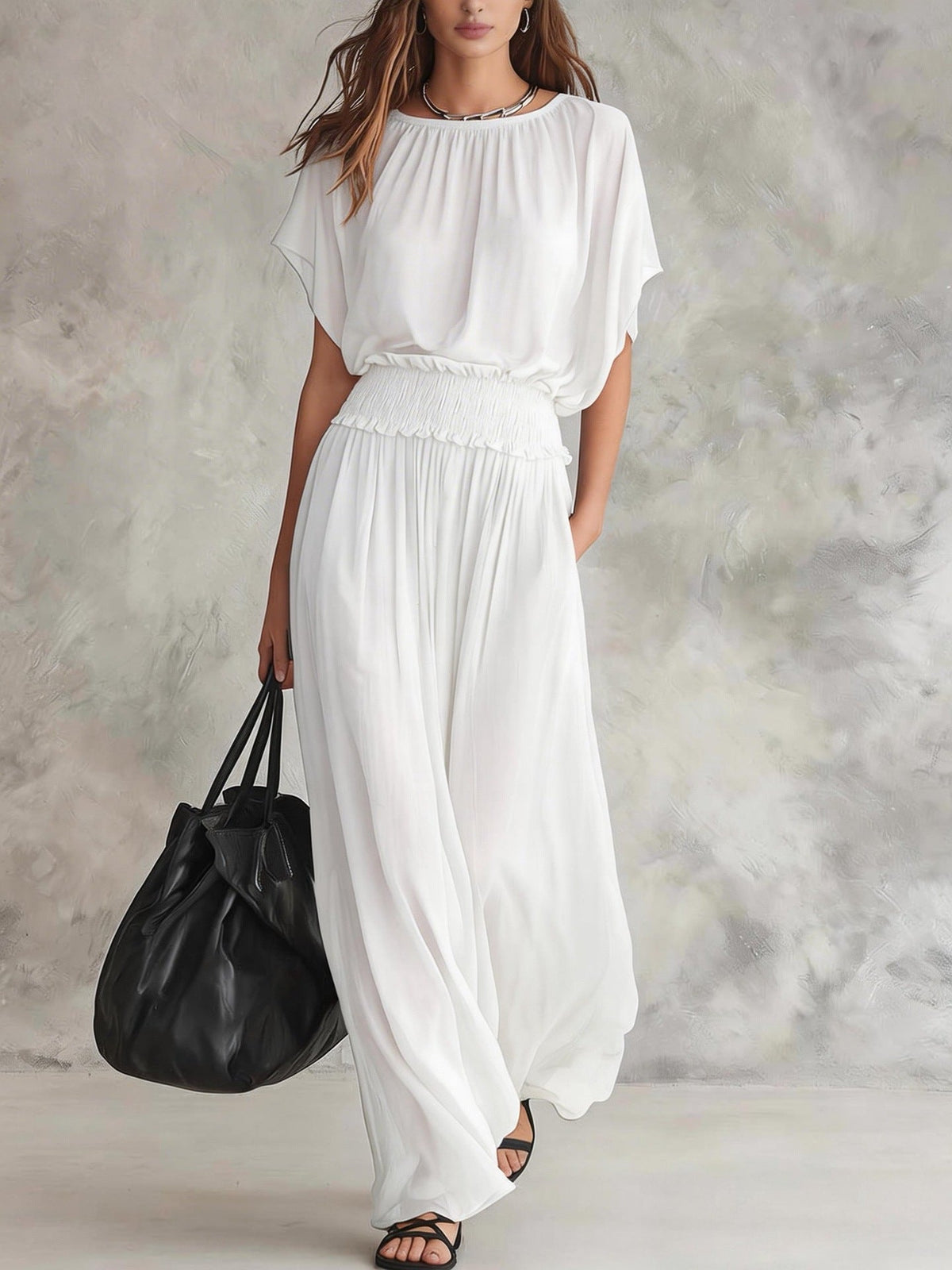 Romi | Completo Drappeggiato