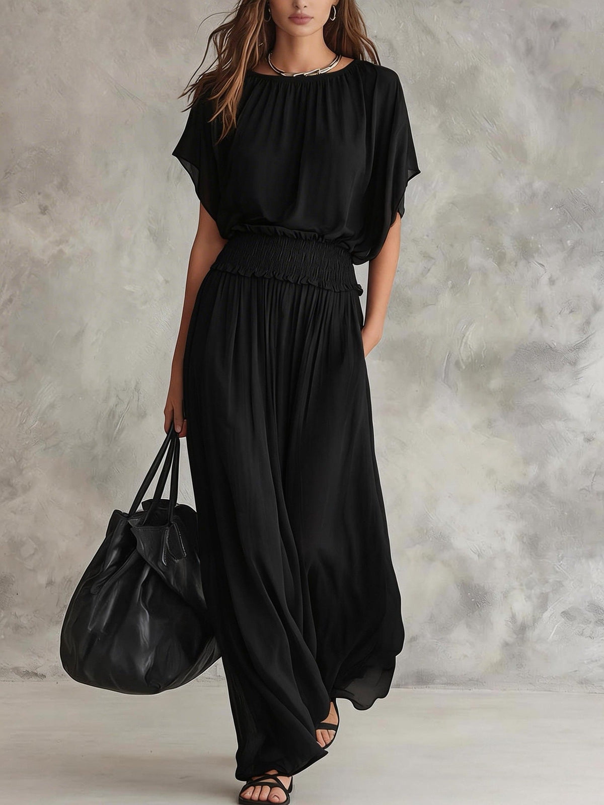 Romi | Completo Drappeggiato