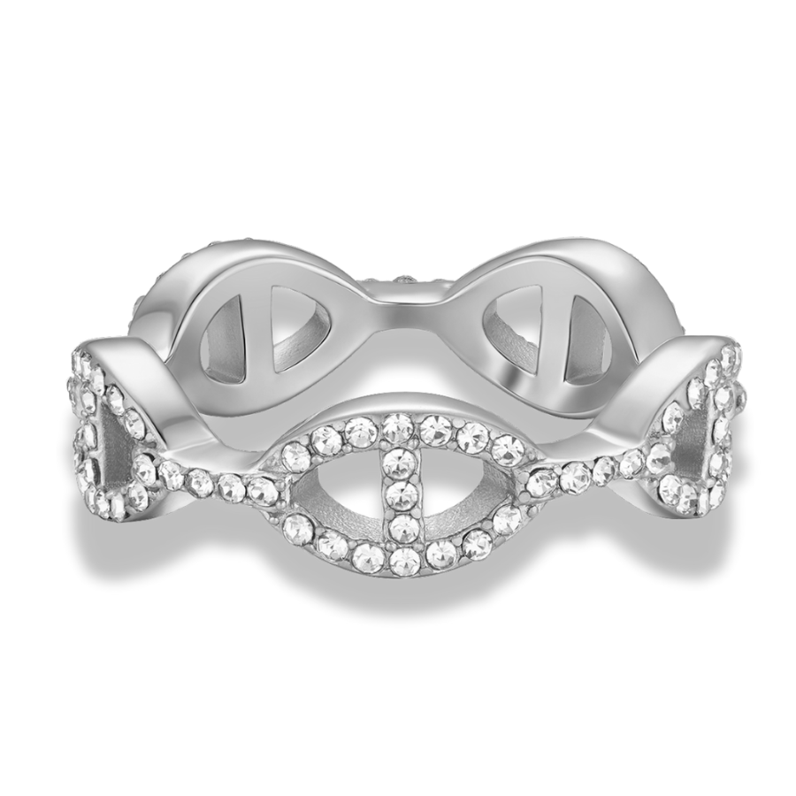 ANELLO INFINITO PAVÉ