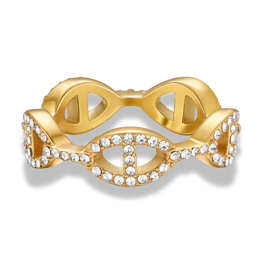 ANELLO INFINITO PAVÉ