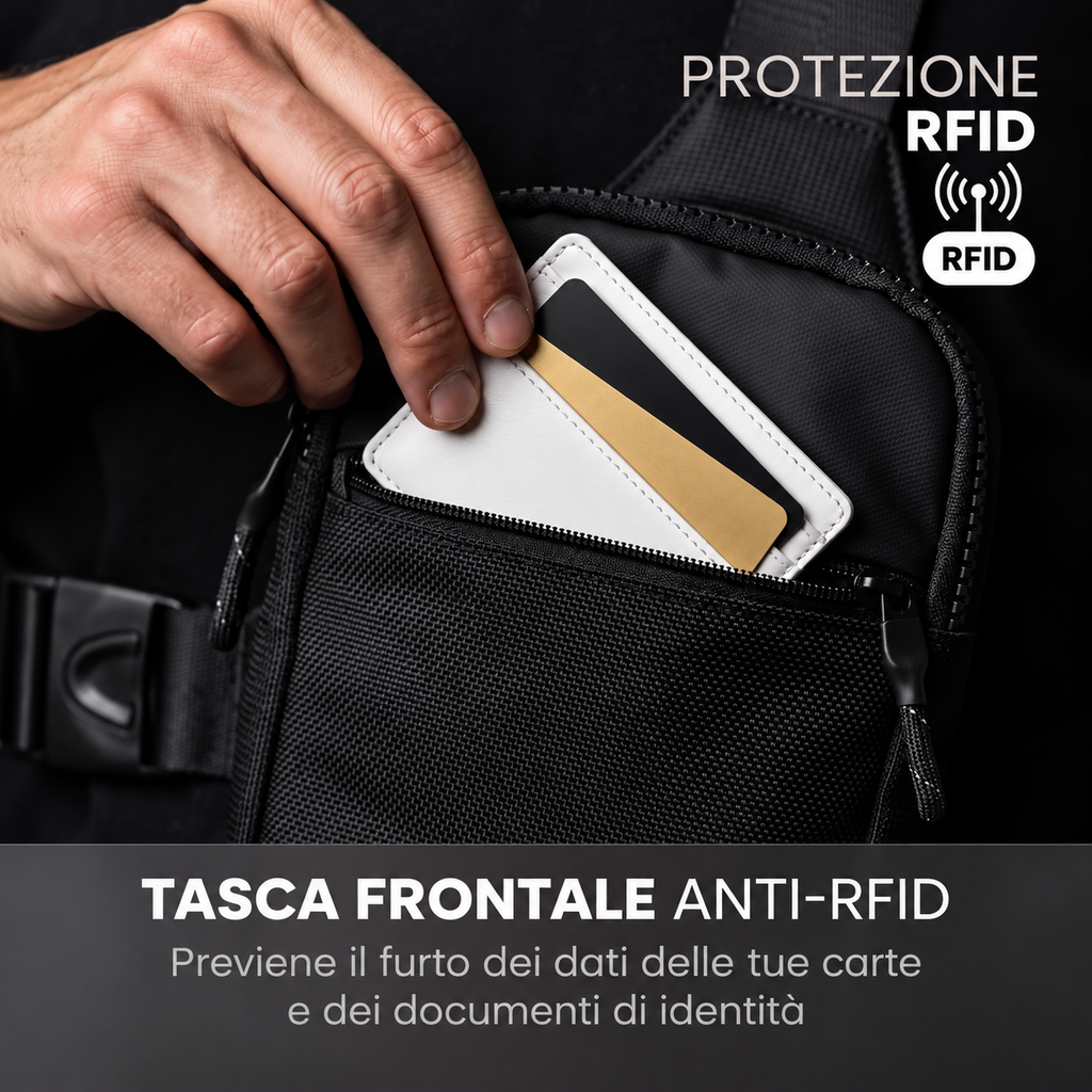 Borsa a tracolla antifurto | MACEDO®