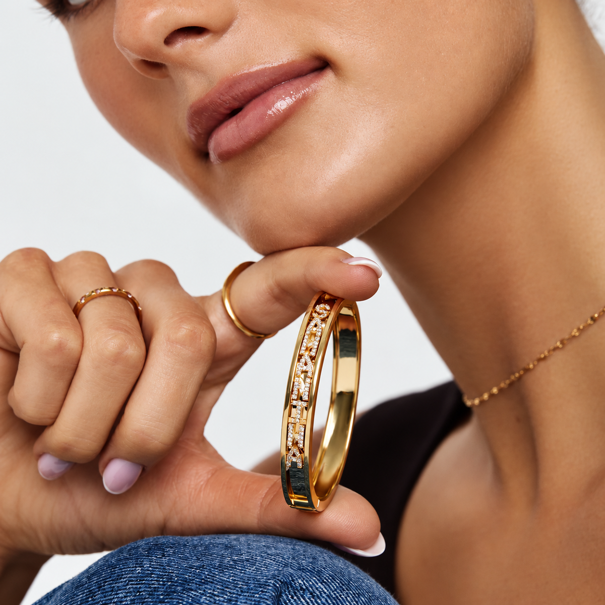 BRACCIALE PERSONALIZZATO CON NOME SCORREVOLE