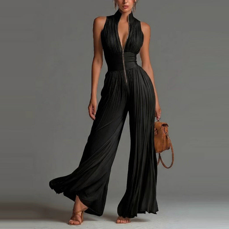 Sofia | Tuta in Chiffon Plissettato Floreale