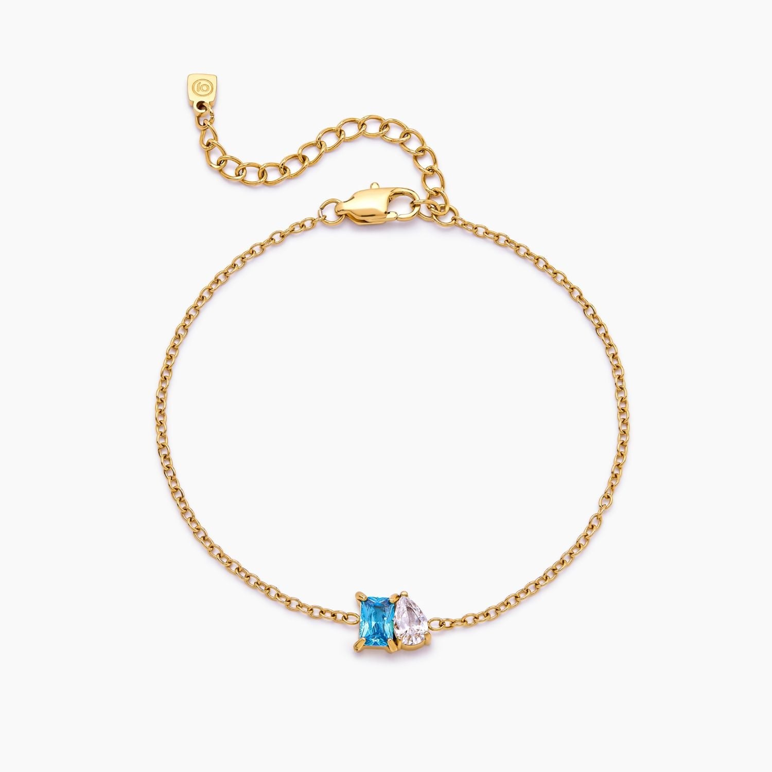 Bracciale Duo Eterno con Pietre Portafortuna