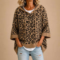 Gabriella | Poncho in Maglia Animalier