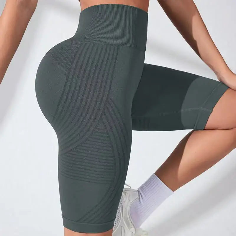 Slimming High Waist Yoga Shorts