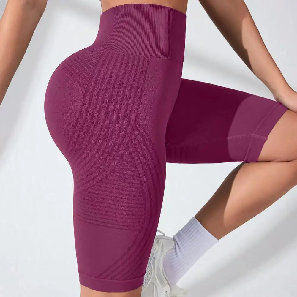 Slimming High Waist Yoga Shorts