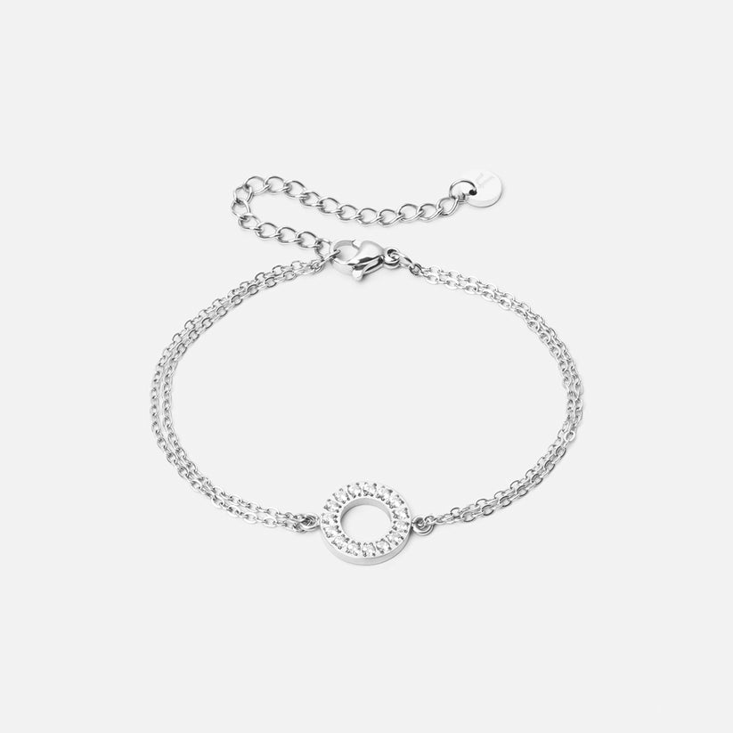 Bracciale a Cerchio con Zirconi 12 mm