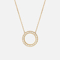Collana a Cerchio con Zirconi 20 mm
