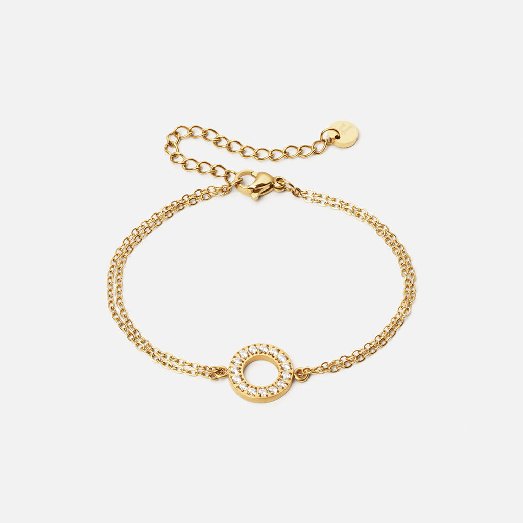 Bracciale a Cerchio con Zirconi 12 mm