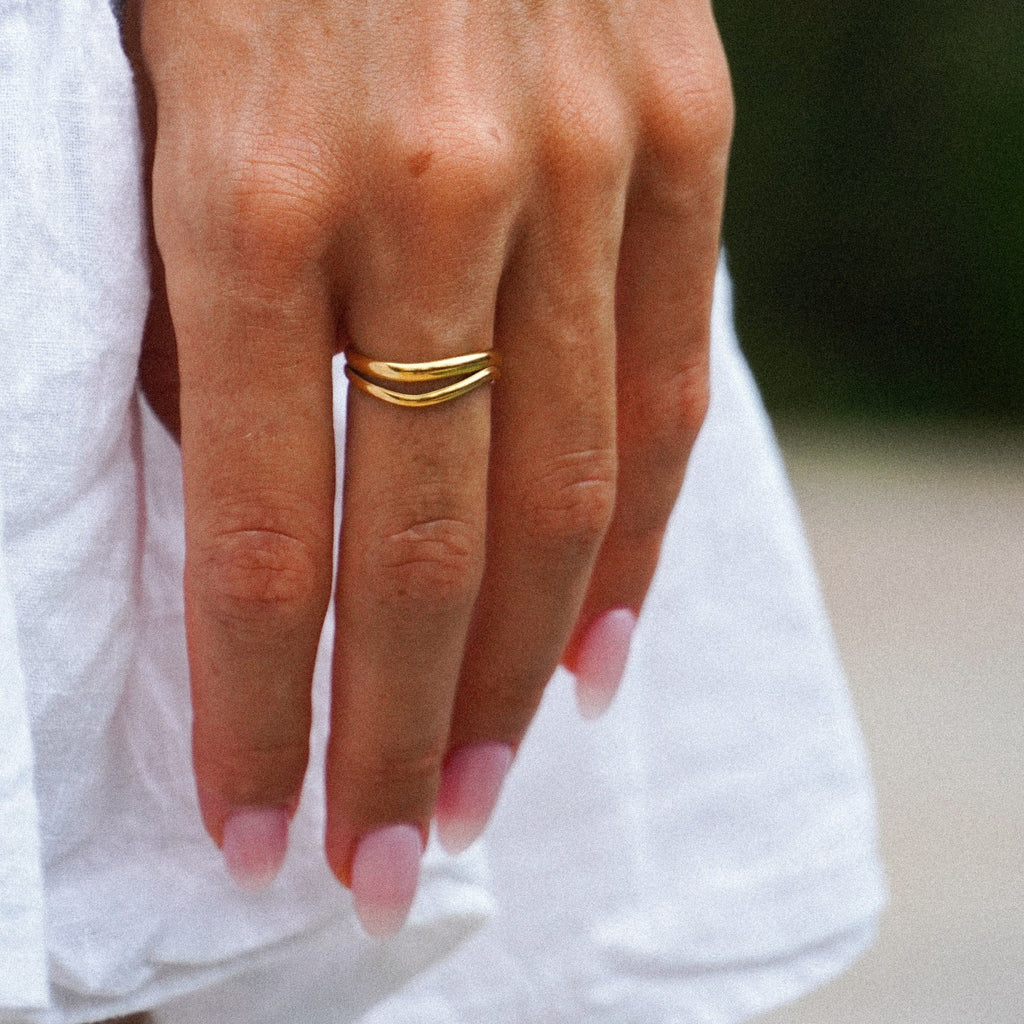 l'anello doppio "Breeze"