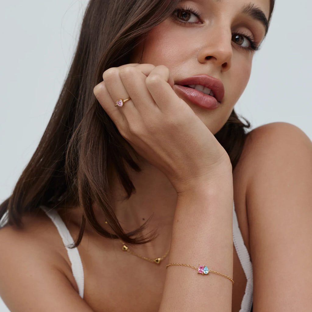 Bracciale Duo Eterno con Pietre Portafortuna