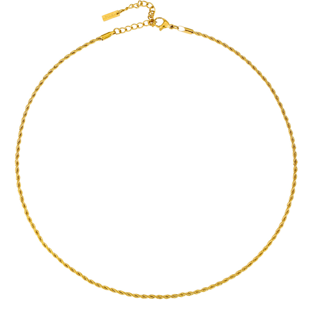 COLLANA CON CATENA A CORDA CALVI