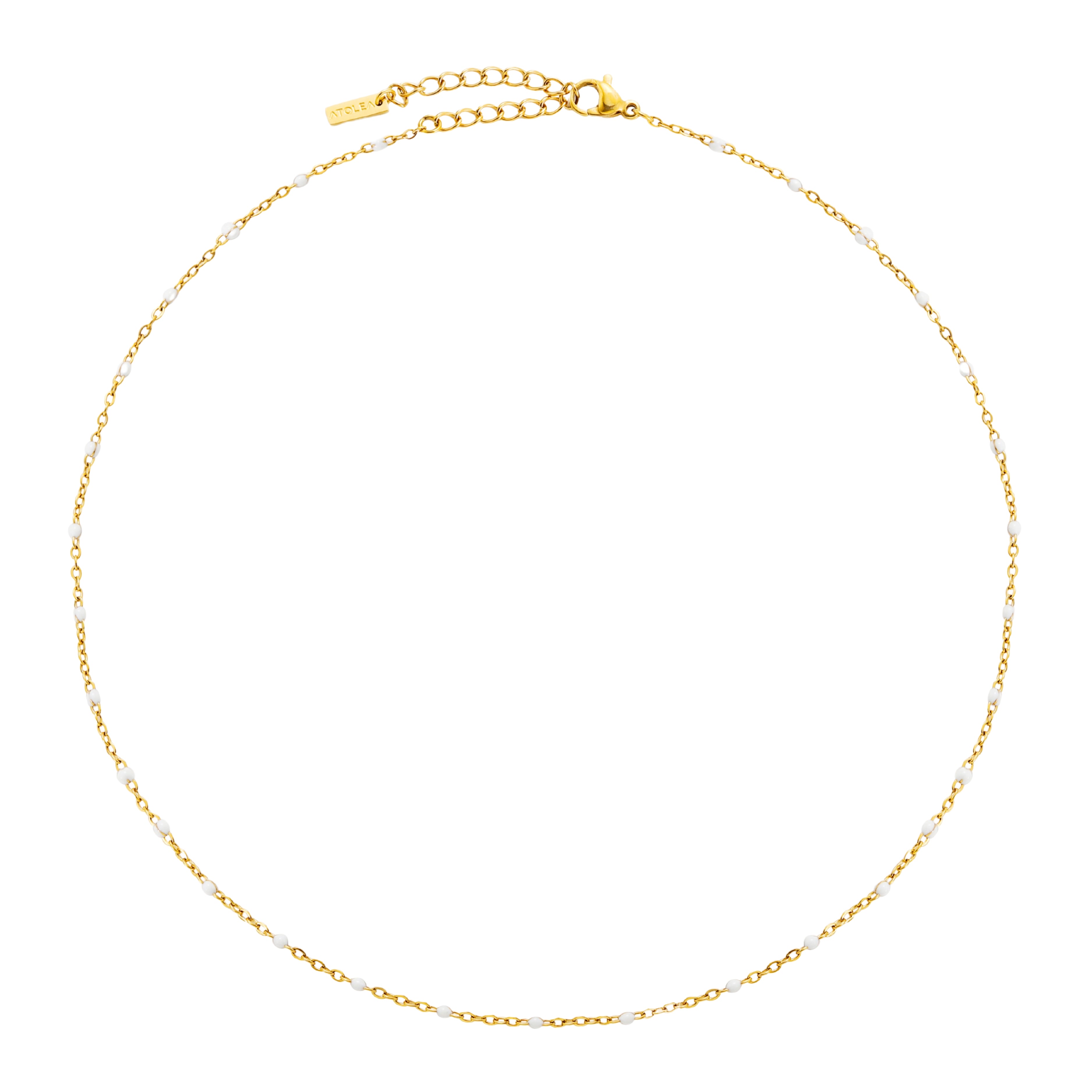 COLLANA DI PERLINE BIANCHE